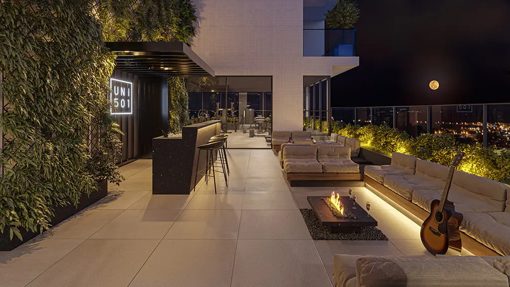 Praça contemplativa